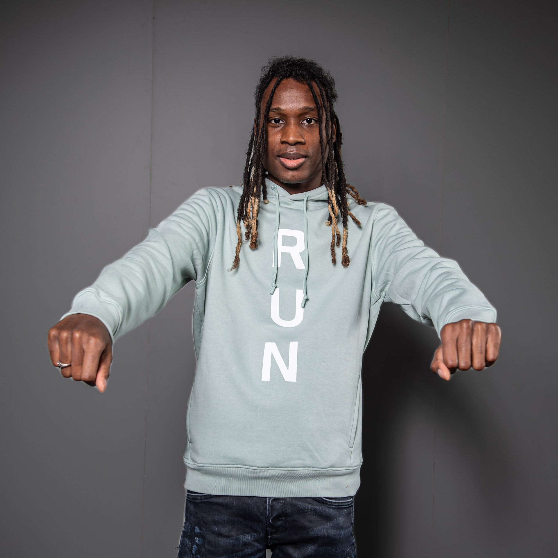 Hoodie Männer RUN – Bild 10