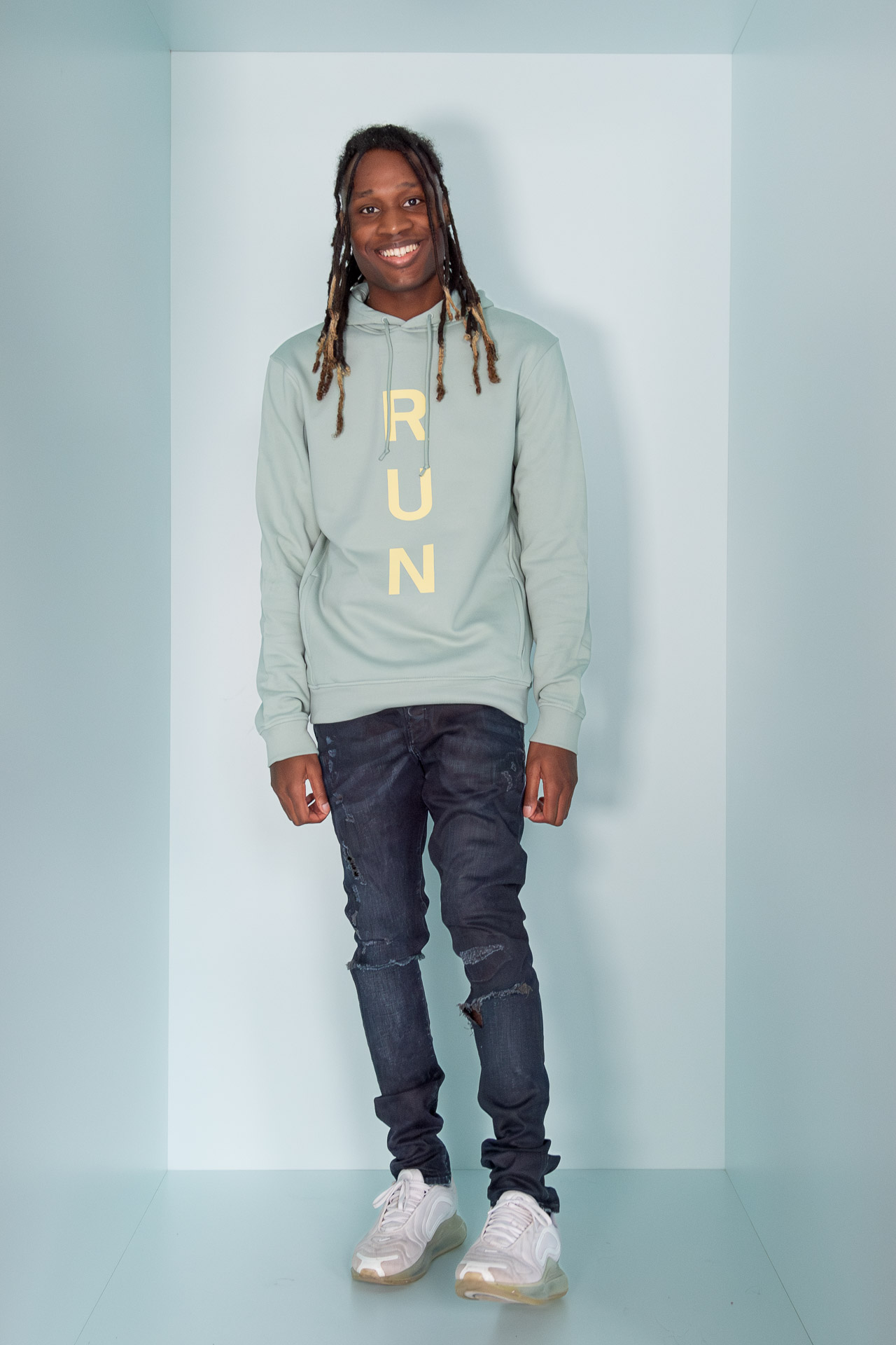 Hoodie Männer RUN – Bild 4