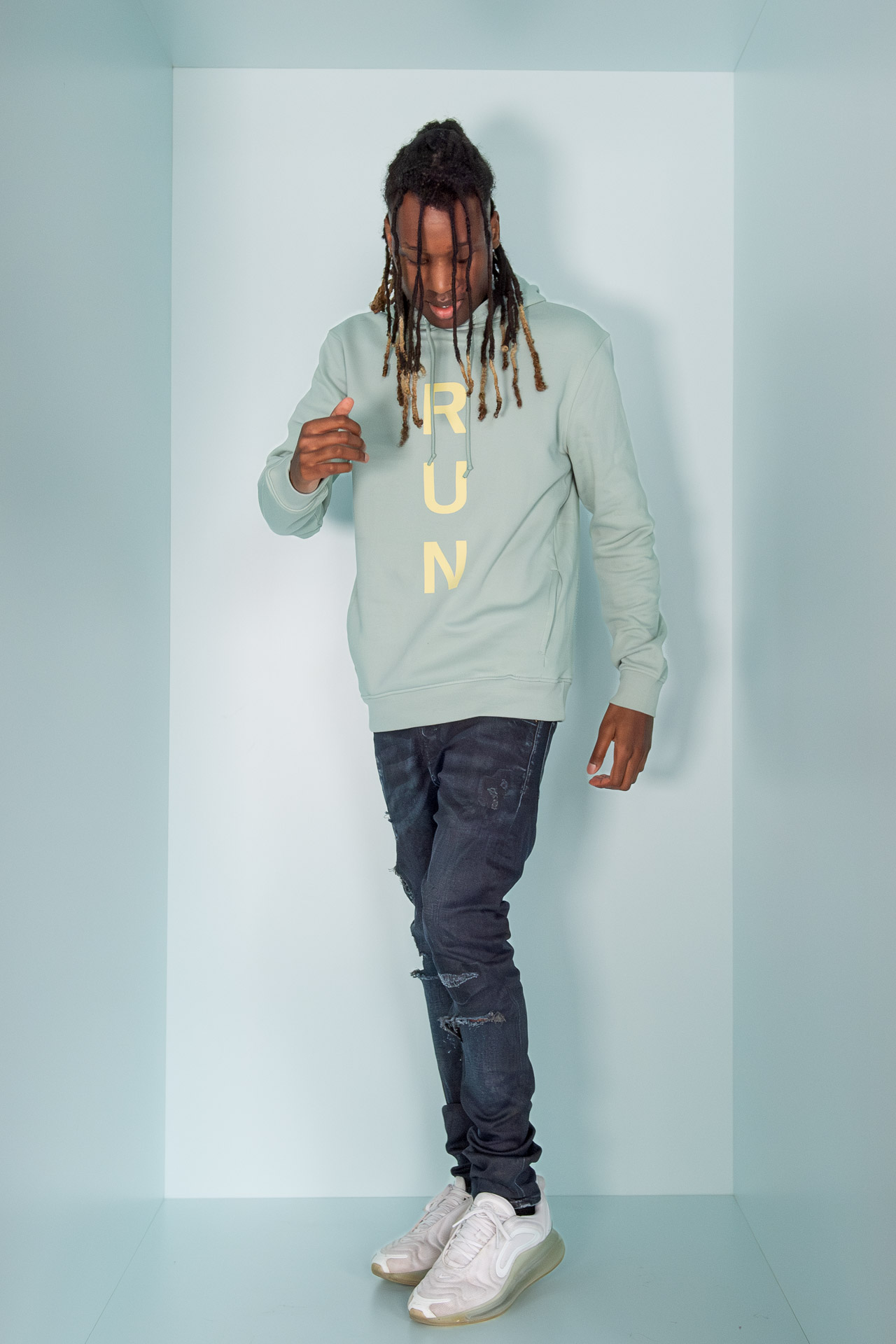 Hoodie Männer RUN – Bild 6