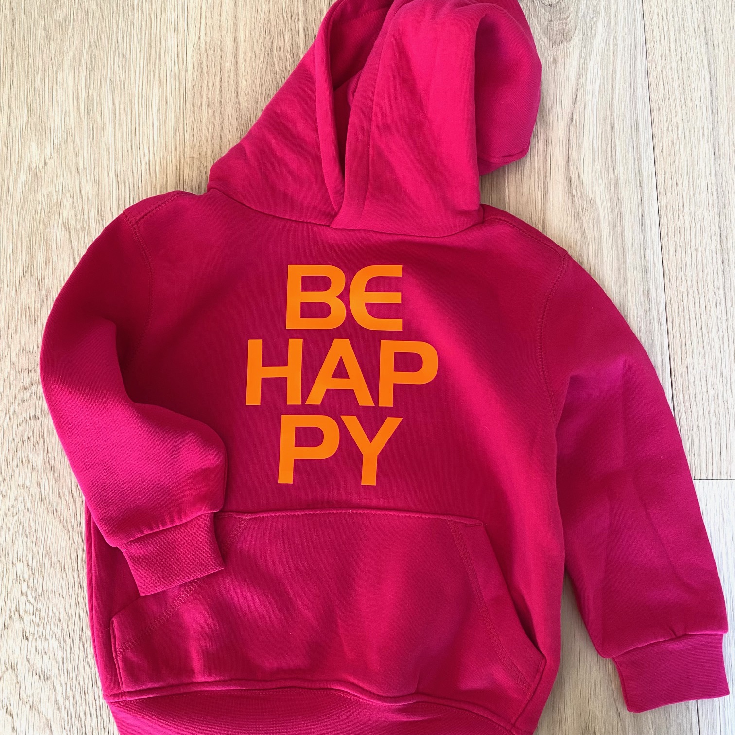 Hoodie Kids BE HAPPY