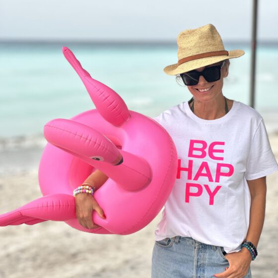 T-Shirt Star BE HAPPY