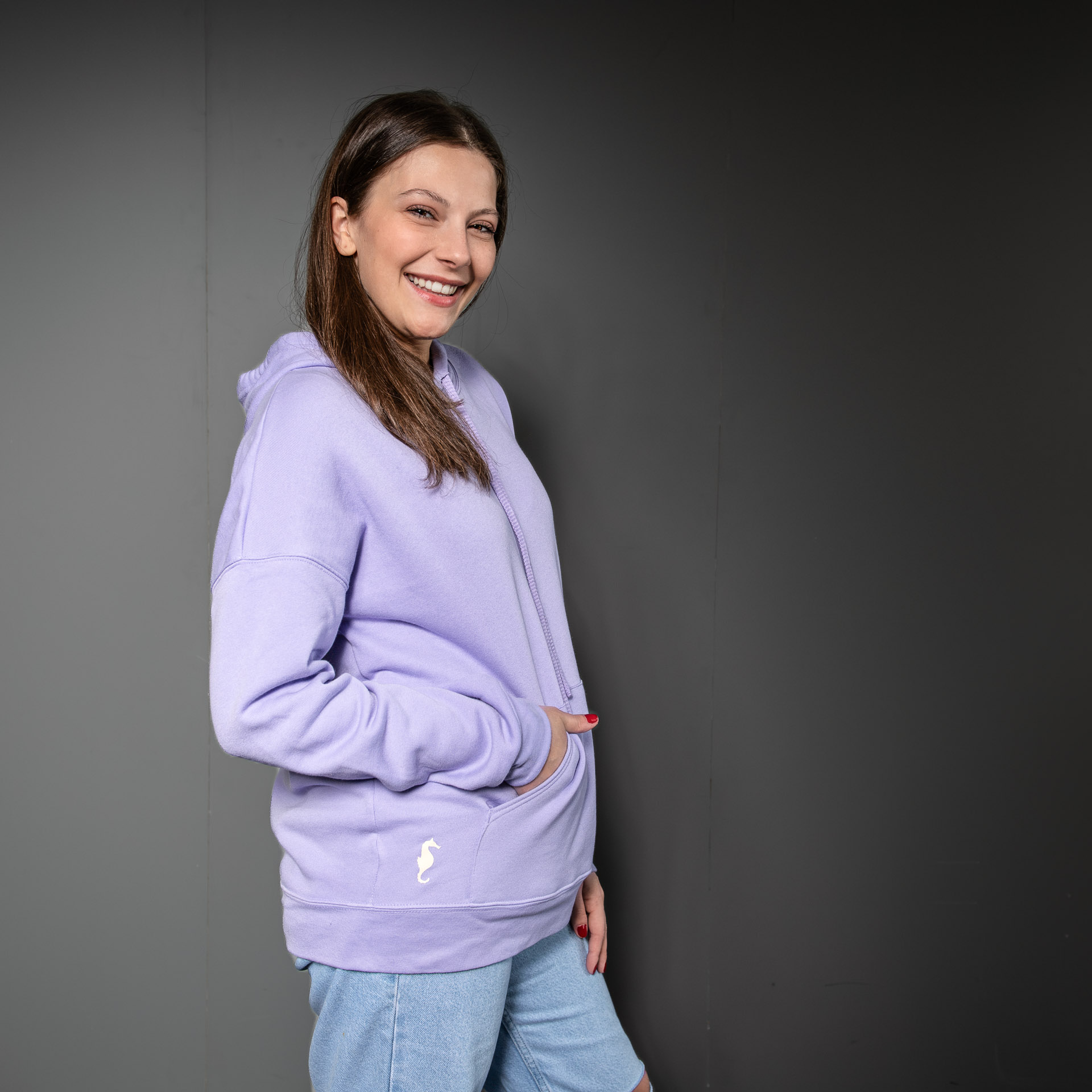 Hoodie Oversize in verschiedenen Farben und Aufdrucken – Bild 3