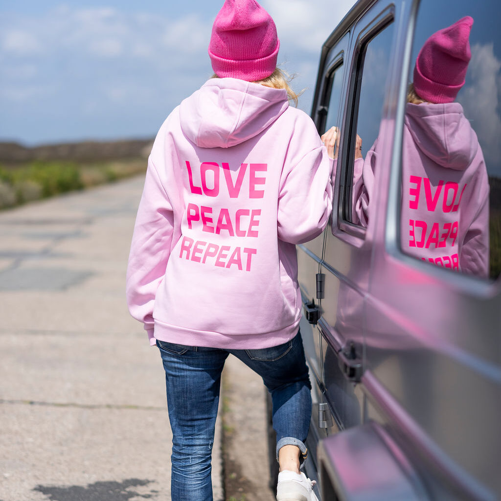 Hoodie Luisa LOVE PEACE REPEAT