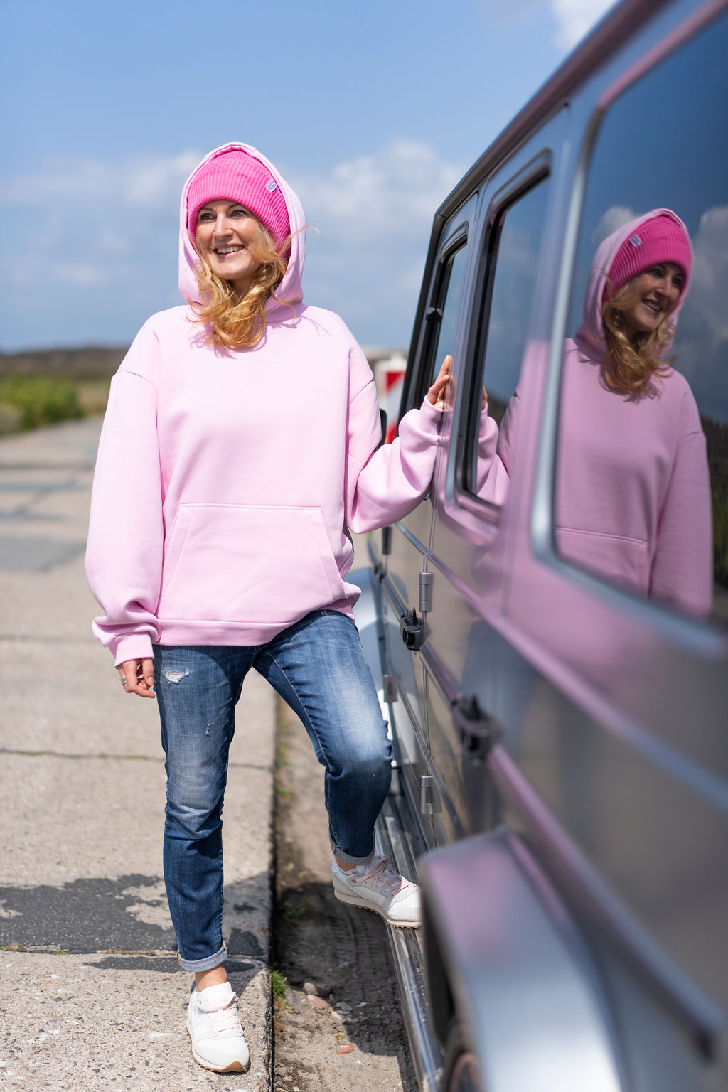 Hoodie Luisa LOVE PEACE REPEAT – Bild 4